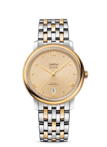 De Ville Prestige Co-Axial 39.5 Stainless Steel / Yellow Gold / Moonshine Sunburst / Bracelet