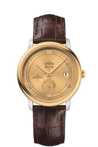 De Ville Prestige Co-Axial 39.5 Power Reserve Vintage Stainless Steel / Yellow Gold / Champagne