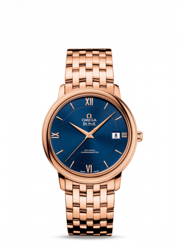 De Ville Prestige Co-Axial 36.8 Red Gold / Blue / Bracelet