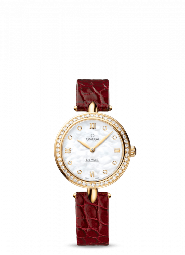 De Ville Prestige Dewdrop Quartz 27.4 Yellow Gold / MOP / Diamond