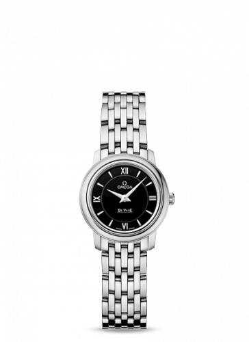 De Ville Prestige Quartz 24.4 Stainless Steel / Black / Bracelet