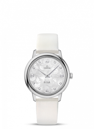 De Ville Prestige Quartz 32.7 Butterfly Stainless Steel / Silver