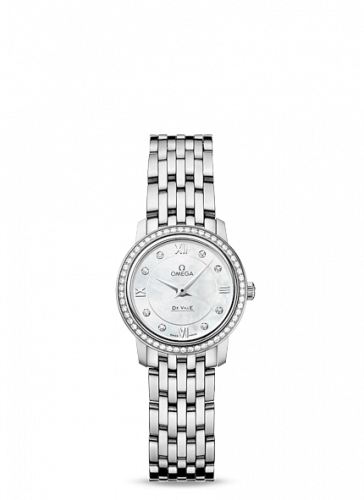 De Ville Prestige Quartz 24.4 Stainless Steel / Diamond / Bracelet