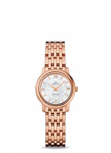 De Ville Prestige Quartz 24.4 Red Gold / MOP / Bracelet