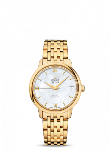 De Ville Prestige Co-Axial 32.7 Yellow Gold / MOP / Bracelet