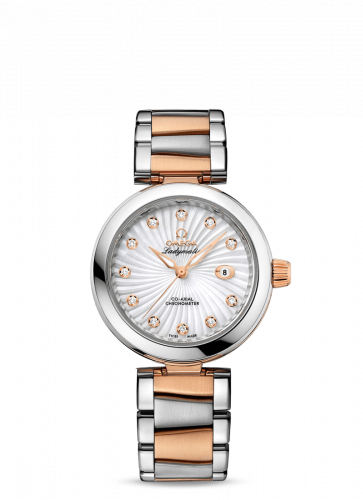LadyMatic Co-Axial 34 Stainless Steel / Red Gold / MOP / Bracelet