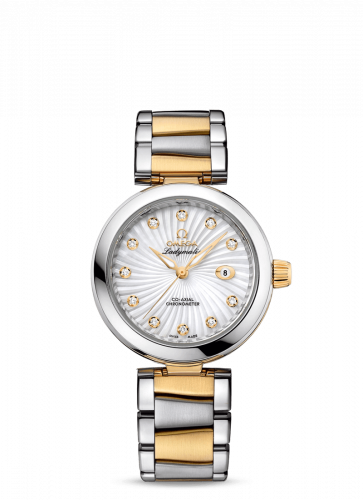 LadyMatic Co-Axial 34 Stainless Steel / Yellow Gold / MOP / Bracelet