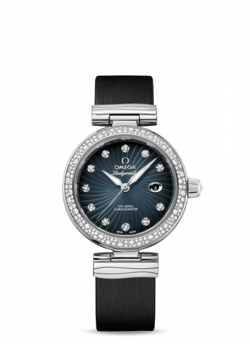 LadyMatic Co-Axial 34 Stainless Steel / Diamond / Blue