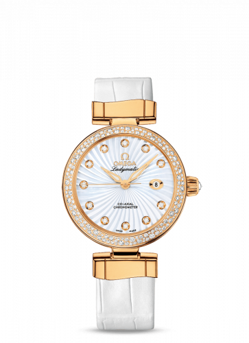 LadyMatic Co-Axial 34 Yellow Gold / Diamond / MOP