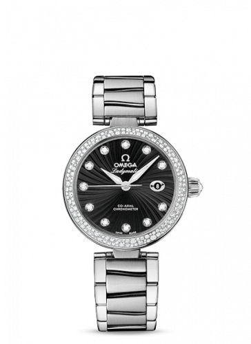 LadyMatic Co-Axial 34 Stainless Steel Diamond / Black / Bracelet