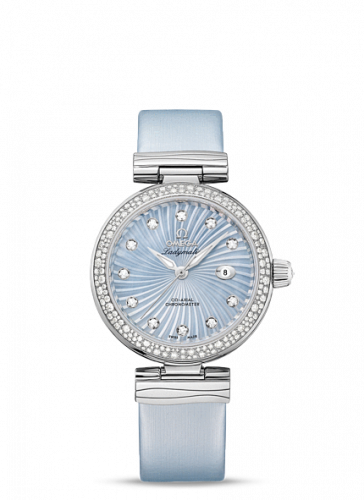 LadyMatic Co-Axial 34 Stainless Steel / Diamond / Blue MOP