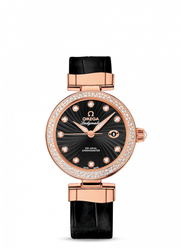 LadyMatic Co-Axial 34 Red Gold / Diamond / Black
