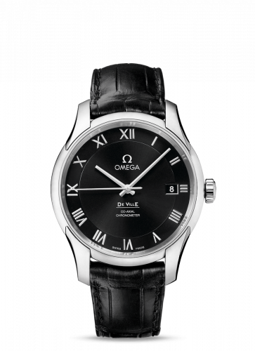 De Ville Co-Axial 41 Stainless Steel / Black