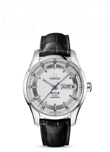 De Ville Hour Vision Co-Axial Annual Calendar Stainless Steel / Silver / Alligator