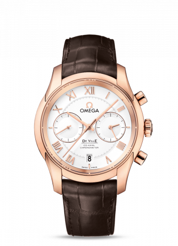 De Ville Co-Axial 42 Chronograph Red Gold / Silver