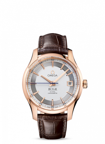 De Ville Hour Vision Co-Axial Red Gold / Silver