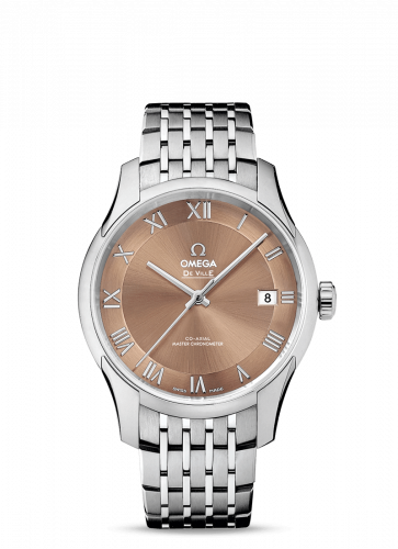De Ville Hour Vision Master Chronometer Stainless Steel / Brown / Bracelet