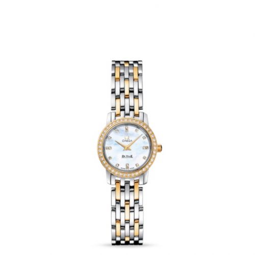 De Ville  Prestige Quartz 22 Two Tone Diamond / MOP / Bracelet