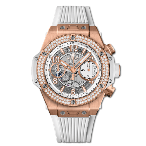 Big Bang Unico 42 King Gold / Diamonds / White