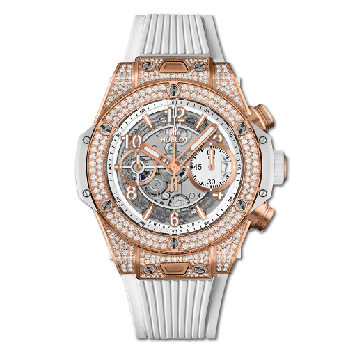 Big Bang Unico 42 King Gold / Pavé / White