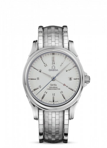 De Ville Co-Axial 38.7 GMT Stainless Steel / Silver / Bracelet