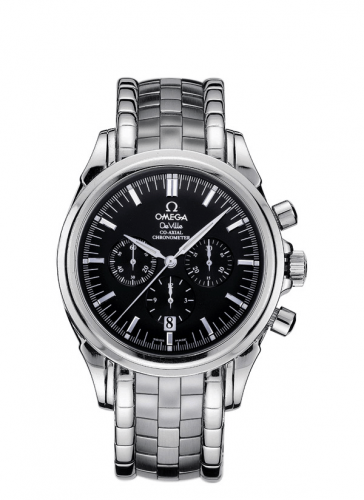 De Ville Co-Axial 41 Chronograph Stainless Steel / Black / Bracelet