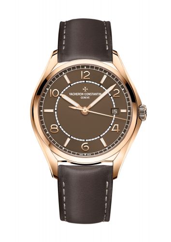 FiftySix Self-Winding Pink Gold / Brown
