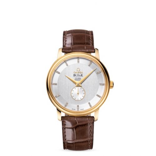De Ville  Prestige Co-Axial 39 Small Seconds Yelllow Gold / Silver Diamond