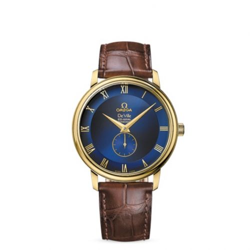 De Ville Prestige Co-Axial 39 Small Seconds Yellow Gold / Blue