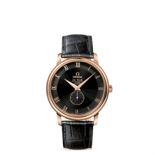 De Ville Prestige Co-Axial 39 Small Seconds Red Gold / Black
