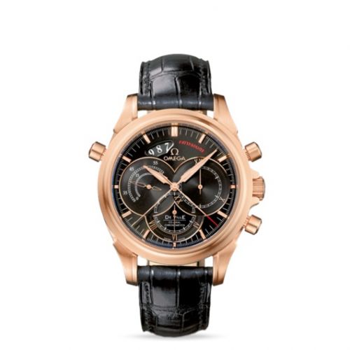 De Ville Co-Axial 41 Chronoscope Rattrapante Red Gold / Black