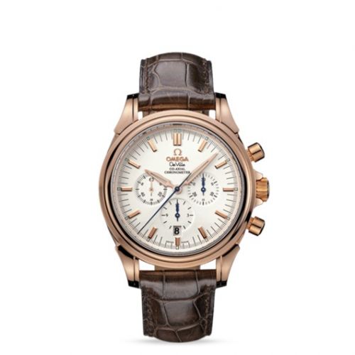 De Ville Co-Axial 41 Chronograph Red Gold / Silver