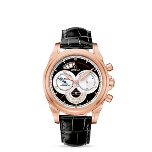 De Ville Co-Axial 41 Chronoscope Red Gold / Black
