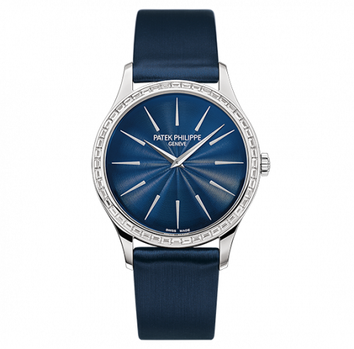 Calatrava 4897 White Gold / Midnight Blue