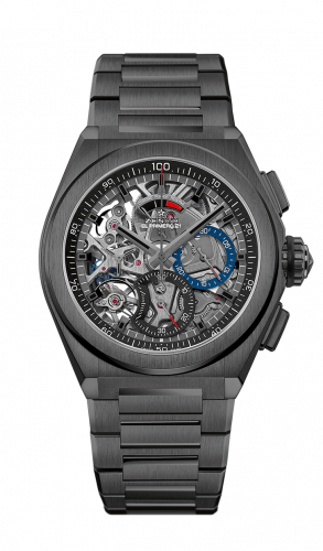 Defy El Primero 21 Black Ceramic / Skeleton / Bracelet