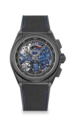 Defy El Primero 21 Black Ceramic / Skeleton / Cordura / Boutique Edition