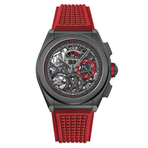 Defy El Primero 21 Black Ceramic / Skeleton / Cordura / Russia