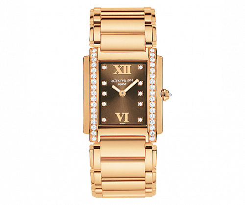Twenty~4 4908/11 Rose Gold Chocolate