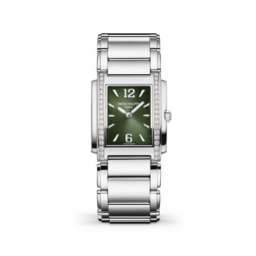 Twenty~4 Manchette Stainless Steel / Green