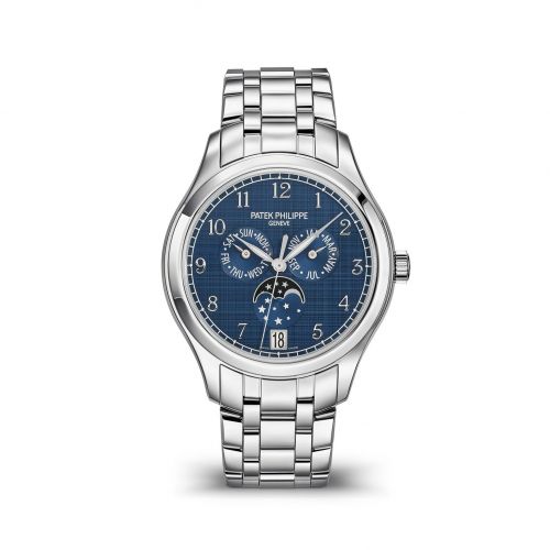 Annual Calendar 4947 Stainless Steel / Blue