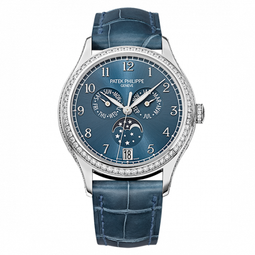Annual Calendar 4947 White Gold / Blue