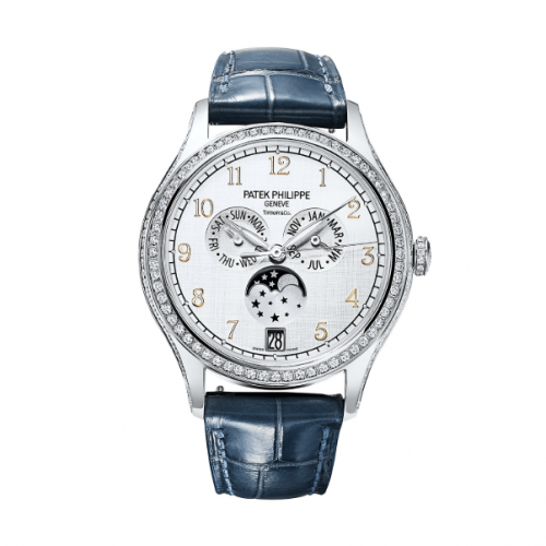 Annual Calendar 4947 Tiffany White Gold / Silver