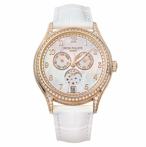 Annual Calendar 4948 Rose Gold / Mother of Pearl