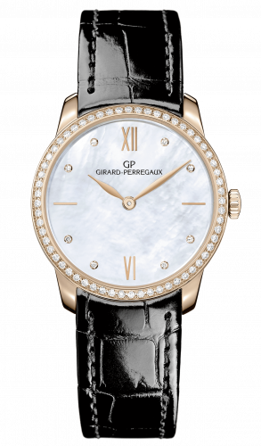 1966 30mm Pink Gold / Diamond / MOP / Alligator