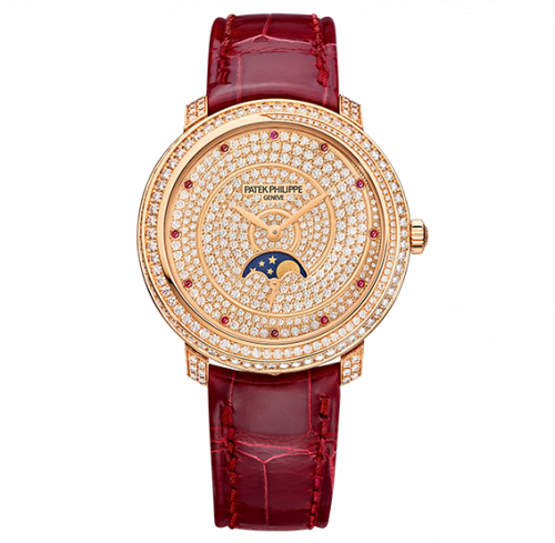 Moonphase 4968 Rose Gold / Diamond Spiral
