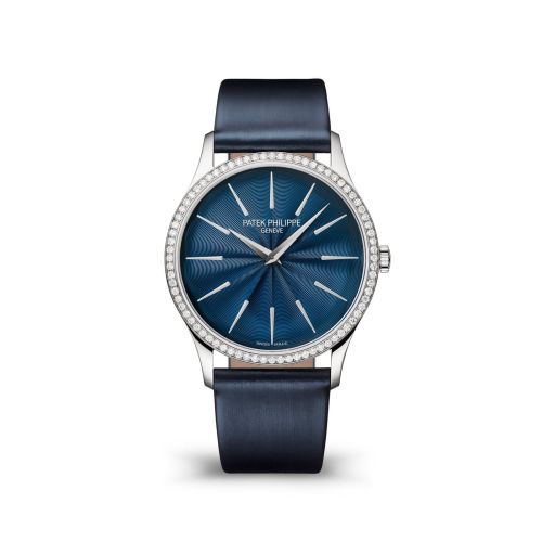 Calatrava 4997 White Gold / Blue