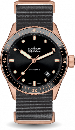 Fifty Fathoms Bathyscaphe Sedna Gold / Black / Grey Nato