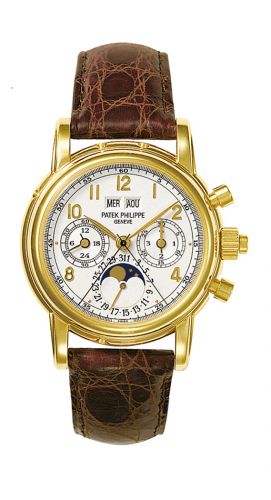 Perpetual Calendar Split Seconds Chronograph 5004 Yellow Gold