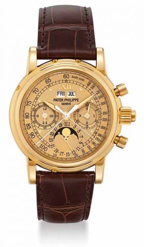  Perpetual Calendar Split Seconds Chronograph 5004J Gold