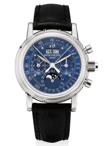 Perpetual Calendar Split Seconds Chronograph 5004P Blue Eric Clapton